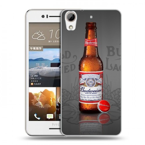Дизайнерский пластиковый чехол для HTC Desire 728 Budweiser