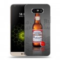 Дизайнерский пластиковый чехол для LG G5 Budweiser