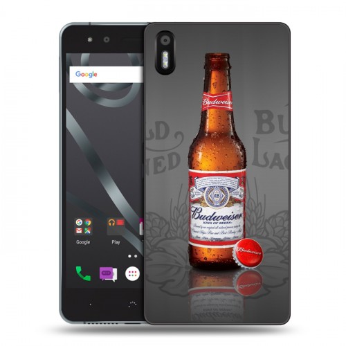 Дизайнерский пластиковый чехол для BQ Aquaris X5 Budweiser