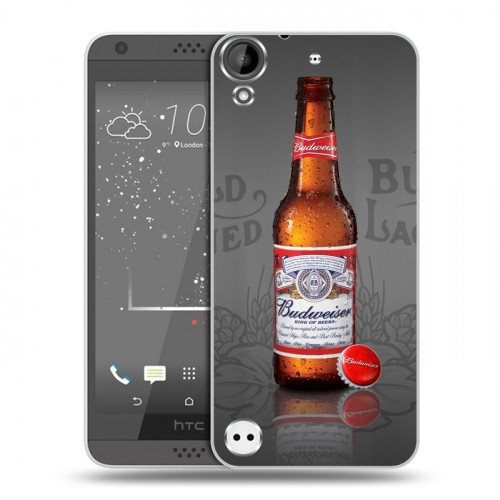 Дизайнерский пластиковый чехол для HTC Desire 530 Budweiser