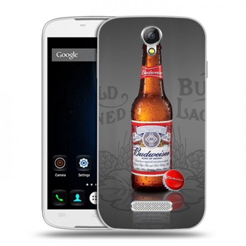 Дизайнерский пластиковый чехол для Doogee X6 Budweiser