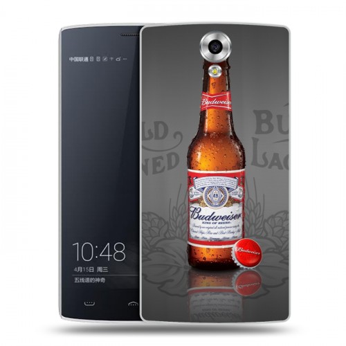 Дизайнерский силиконовый чехол для Homtom HT7 Budweiser