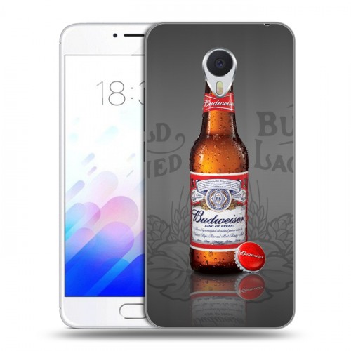 Дизайнерский пластиковый чехол для Meizu M3E Budweiser