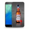 Дизайнерский силиконовый чехол для Meizu M5 Budweiser