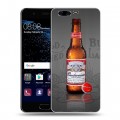 Дизайнерский пластиковый чехол для Huawei P10 Budweiser