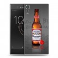 Дизайнерский пластиковый чехол для Sony Xperia XZs Budweiser