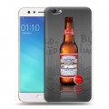 Дизайнерский силиконовый чехол для OPPO F3 Budweiser