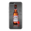 Дизайнерский силиконовый чехол для Huawei P Smart Budweiser