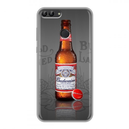 Дизайнерский силиконовый чехол для Huawei P Smart Budweiser