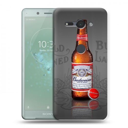 Дизайнерский силиконовый чехол для Sony Xperia XZ2 Compact Budweiser