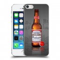 Дизайнерский пластиковый чехол для Iphone 5s Budweiser