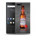 Дизайнерский пластиковый чехол для BlackBerry KEY2 Budweiser