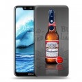 Дизайнерский силиконовый чехол для Nokia 5.1 Plus Budweiser