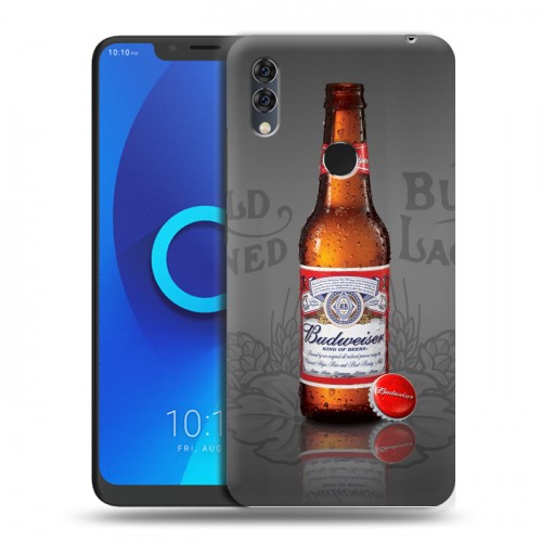 Дизайнерский силиконовый чехол для Alcatel 5V Budweiser