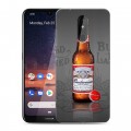 Дизайнерский силиконовый чехол для Nokia 3.2 Budweiser