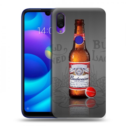 Дизайнерский пластиковый чехол для Xiaomi Mi Play Budweiser