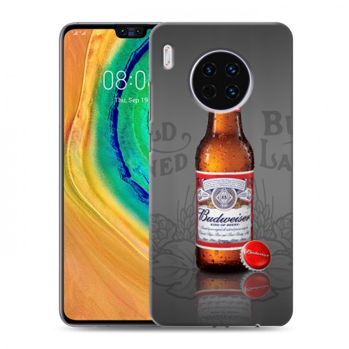 Дизайнерский пластиковый чехол для Huawei Mate 30 Budweiser