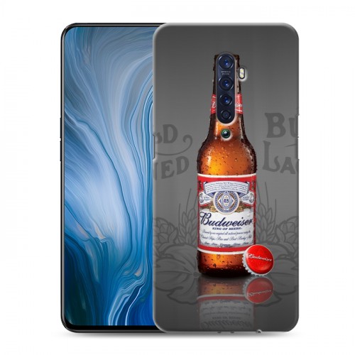Дизайнерский силиконовый чехол для OPPO Reno2 Z Budweiser