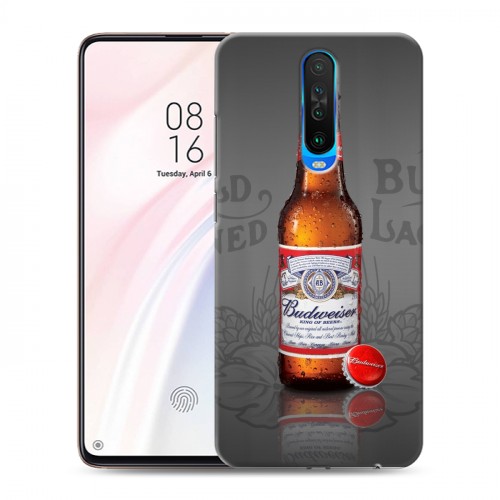 Дизайнерский пластиковый чехол для Xiaomi RedMi K30 Budweiser