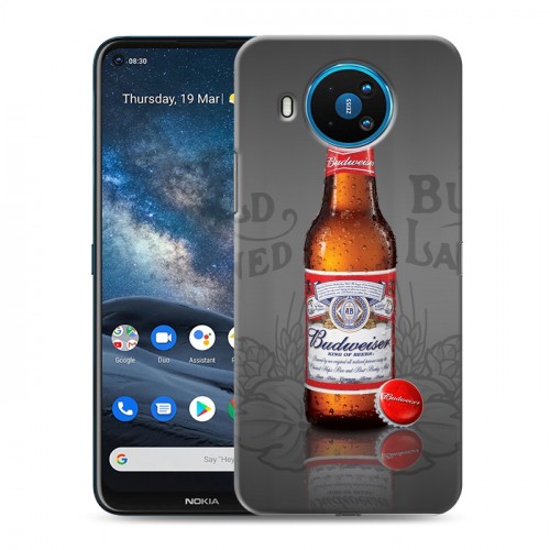 Дизайнерский силиконовый чехол для Nokia 8.3 Budweiser