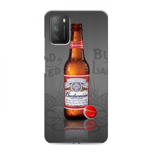 Дизайнерский пластиковый чехол для Xiaomi Poco M3 Budweiser