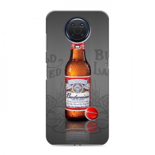 Дизайнерский пластиковый чехол для Nokia G20 Budweiser