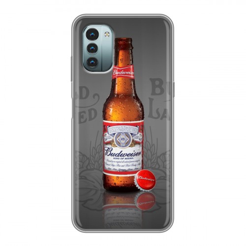 Дизайнерский силиконовый чехол для Nokia G11 Budweiser