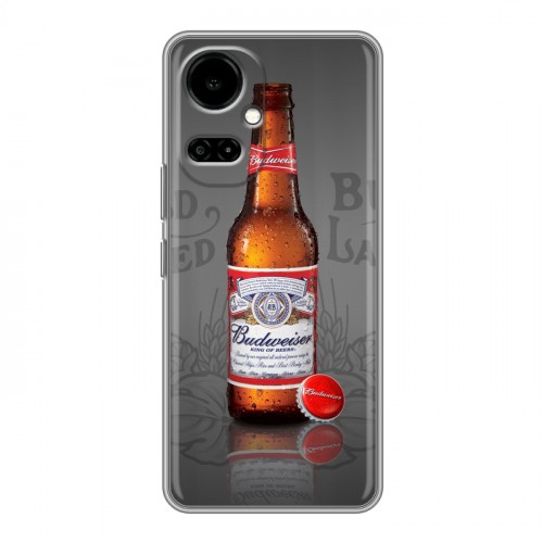 Дизайнерский силиконовый чехол для Tecno Camon 19 Budweiser