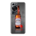 Дизайнерский силиконовый чехол для Huawei P60 Budweiser