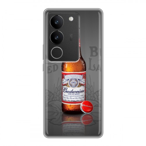 Дизайнерский силиконовый чехол для Vivo S17 Budweiser