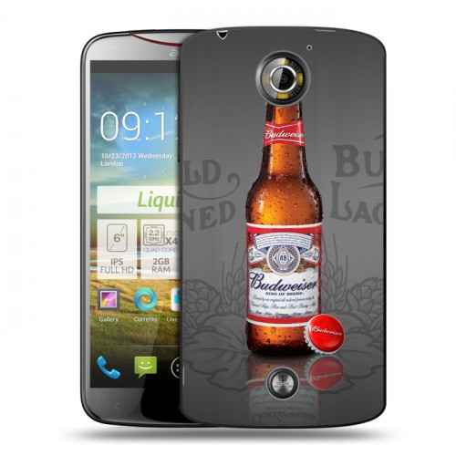 Дизайнерский пластиковый чехол для Acer Liquid S2 Budweiser