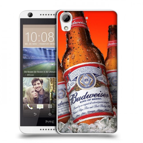 Дизайнерский силиконовый чехол для HTC Desire 626 Budweiser