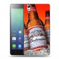 Дизайнерский силиконовый чехол для Lenovo A6010 Budweiser