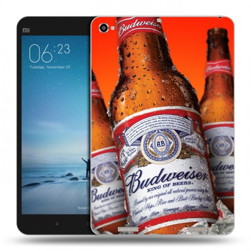 Дизайнерский силиконовый чехол для Xiaomi Mi Pad 2 Budweiser