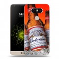 Дизайнерский пластиковый чехол для LG G5 Budweiser