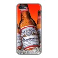 Дизайнерский силиконовый чехол для Iphone 7 Budweiser