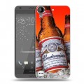 Дизайнерский пластиковый чехол для HTC Desire 530 Budweiser