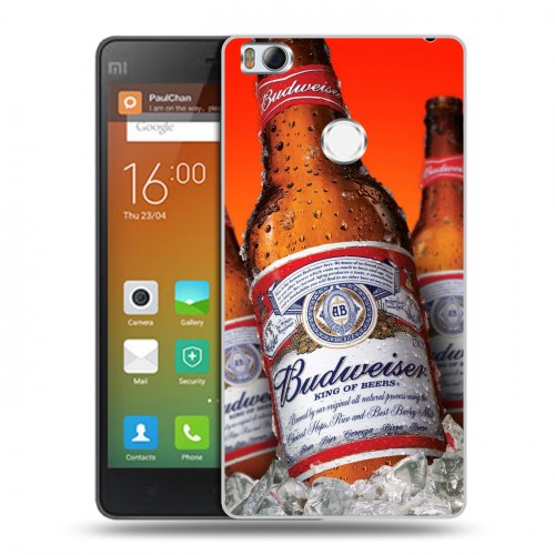 Дизайнерский пластиковый чехол для Xiaomi Mi4S Budweiser