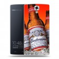 Дизайнерский силиконовый чехол для Homtom HT7 Budweiser