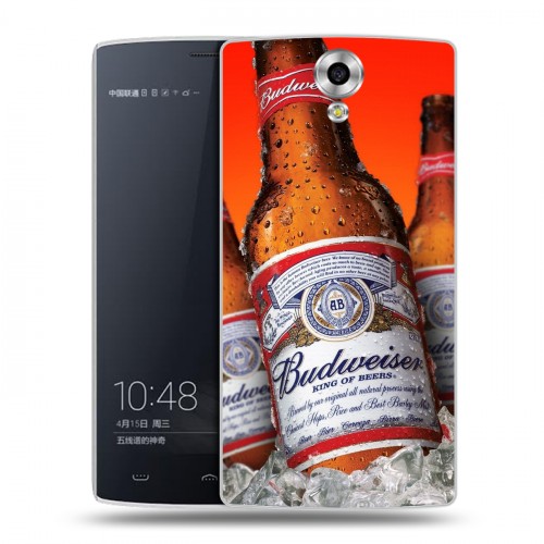 Дизайнерский силиконовый чехол для Homtom HT7 Budweiser