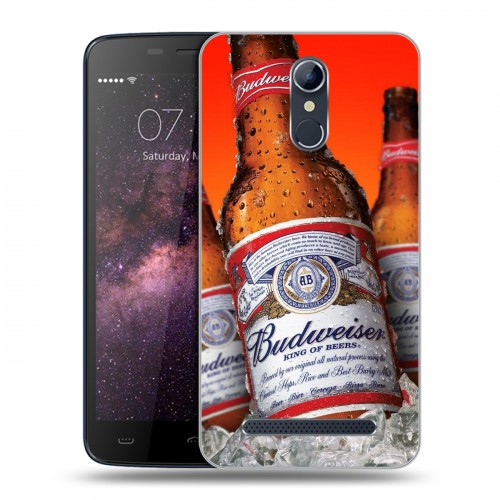 Дизайнерский силиконовый чехол для Homtom HT17 Budweiser