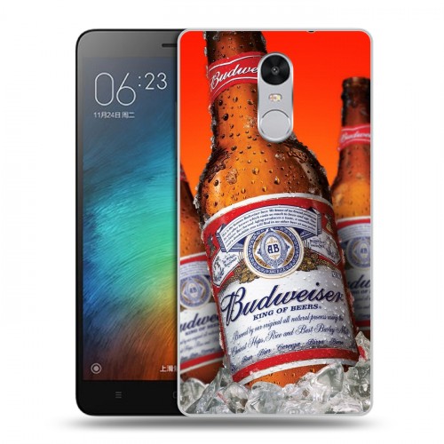 Дизайнерский силиконовый чехол для Xiaomi RedMi Pro Budweiser