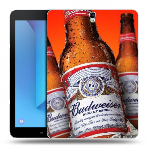 Дизайнерский силиконовый чехол для Samsung Galaxy Tab S3 Budweiser