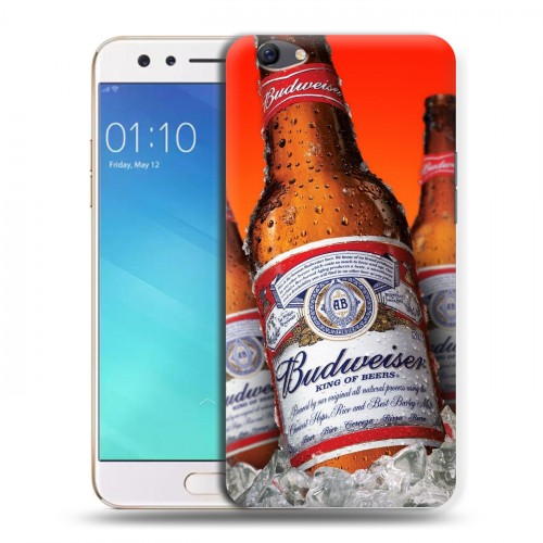 Дизайнерский силиконовый чехол для OPPO F3 Budweiser