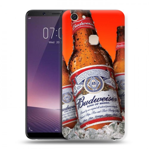 Дизайнерский пластиковый чехол для Vivo V7 Plus Budweiser