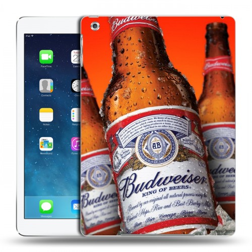 Дизайнерский силиконовый чехол для Ipad Air Budweiser