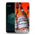 Дизайнерский силиконовый чехол для Xiaomi Mi A2 Budweiser