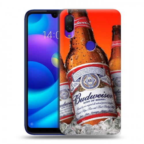 Дизайнерский пластиковый чехол для Xiaomi Mi Play Budweiser