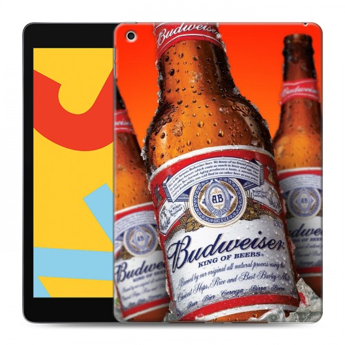 Дизайнерский силиконовый чехол для Ipad 10.2 (2019) Budweiser
