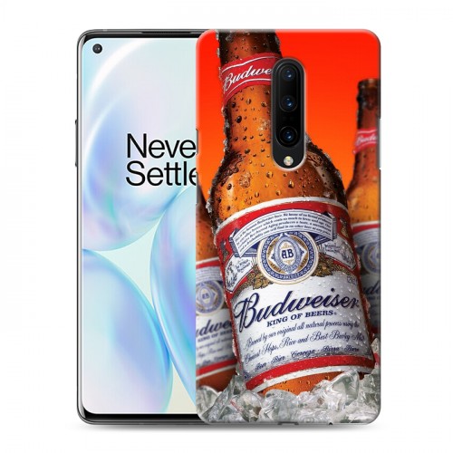 Дизайнерский силиконовый чехол для OnePlus 8 Budweiser